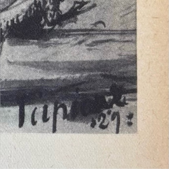 Gino Bonichi SCIPIONE 1929 Flagellation Fine Art Print Vintage Original Antique - Picture 3 of 8